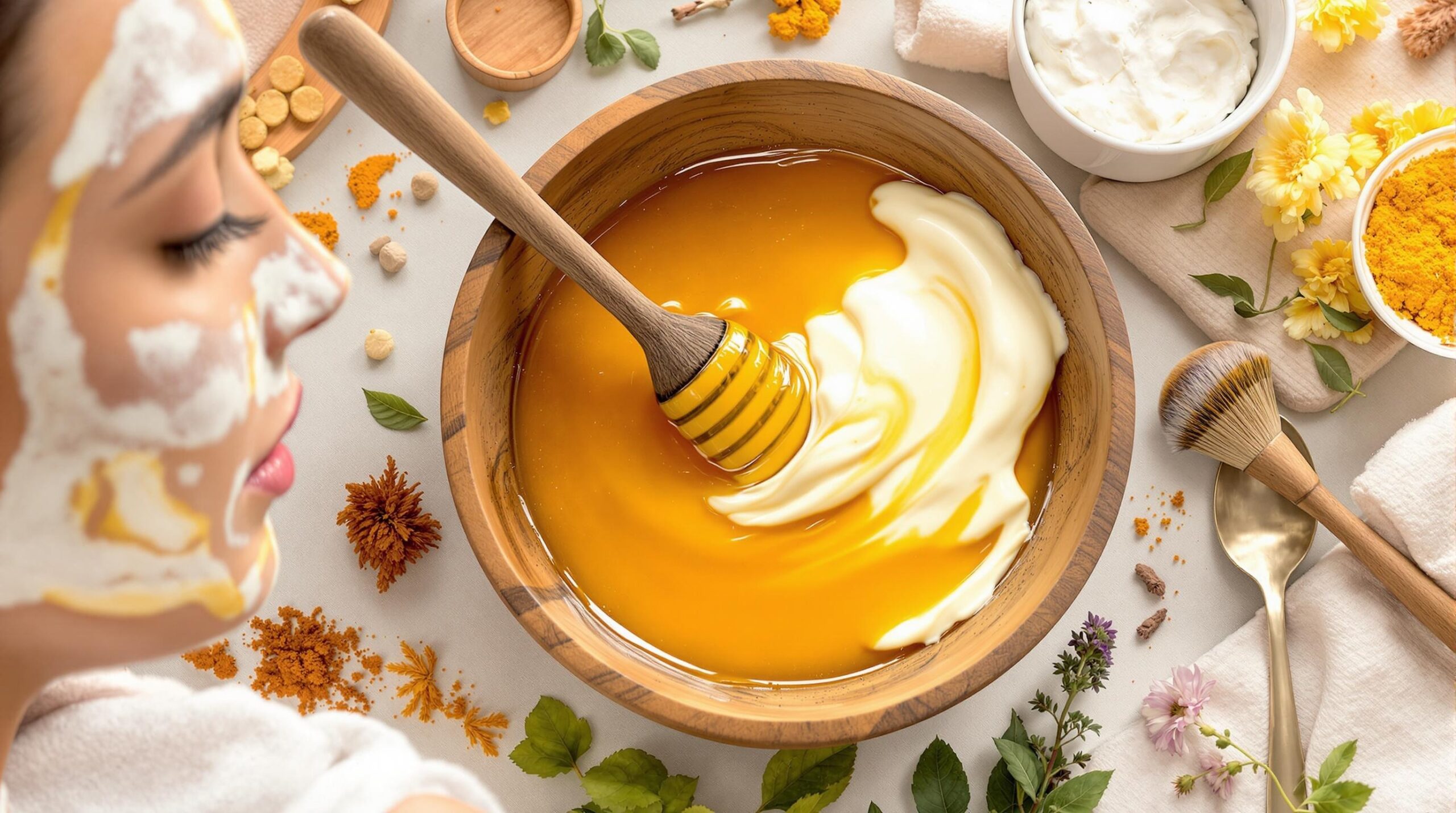 Măști cu miere Manuka pentru un ten curat
