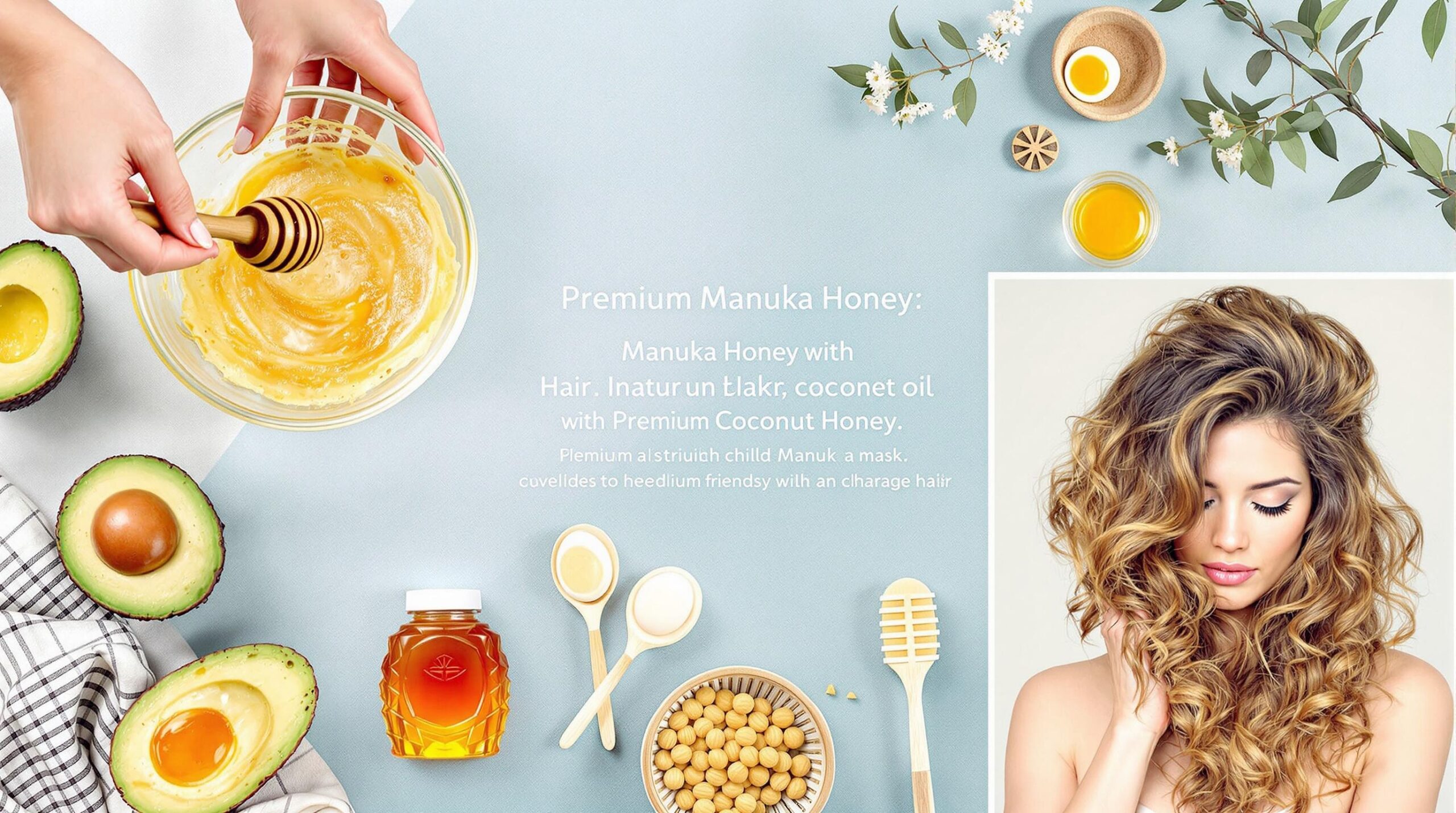 Cum să prepari o mască de păr cu miere Manuka