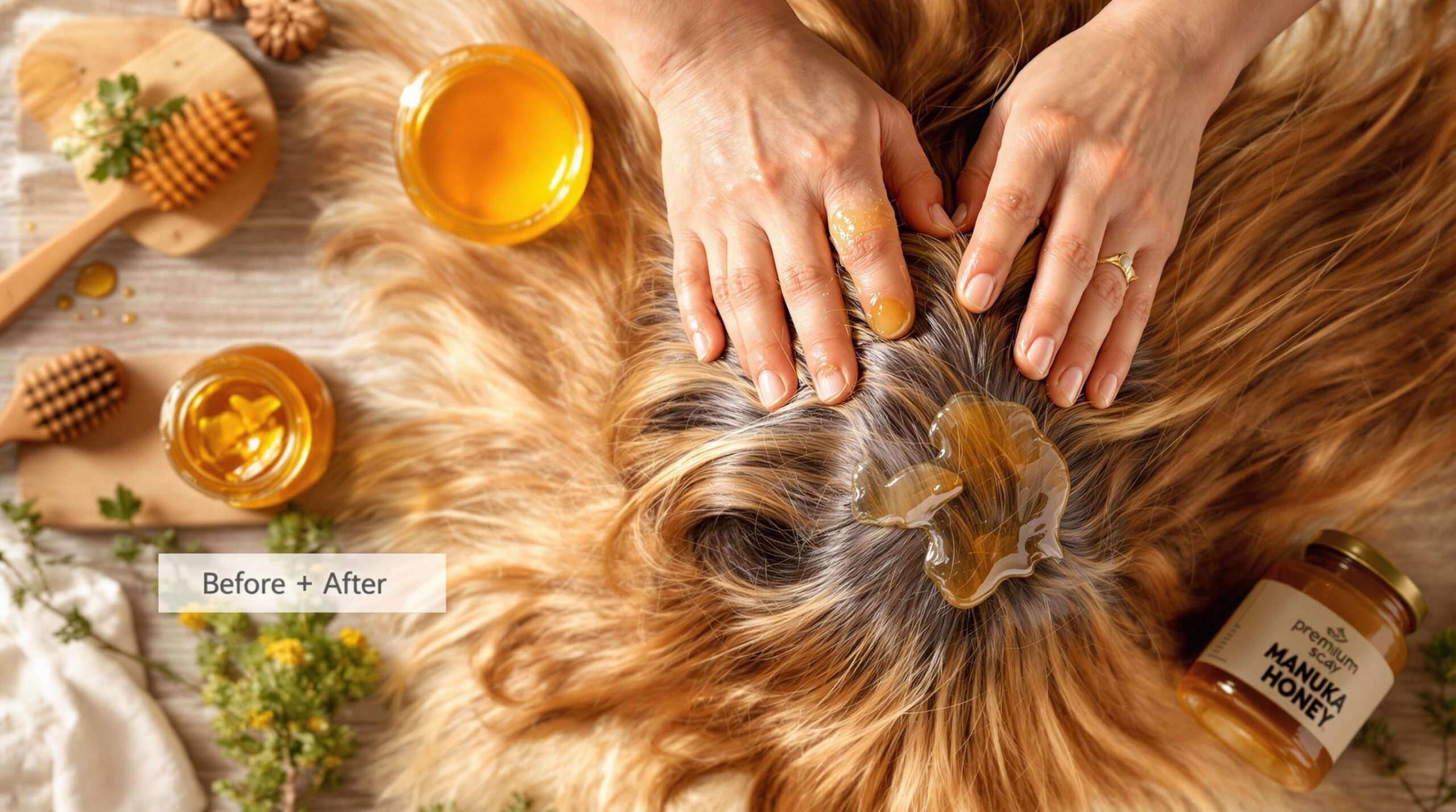 Mierea Manuka pentru scalp și mătreață