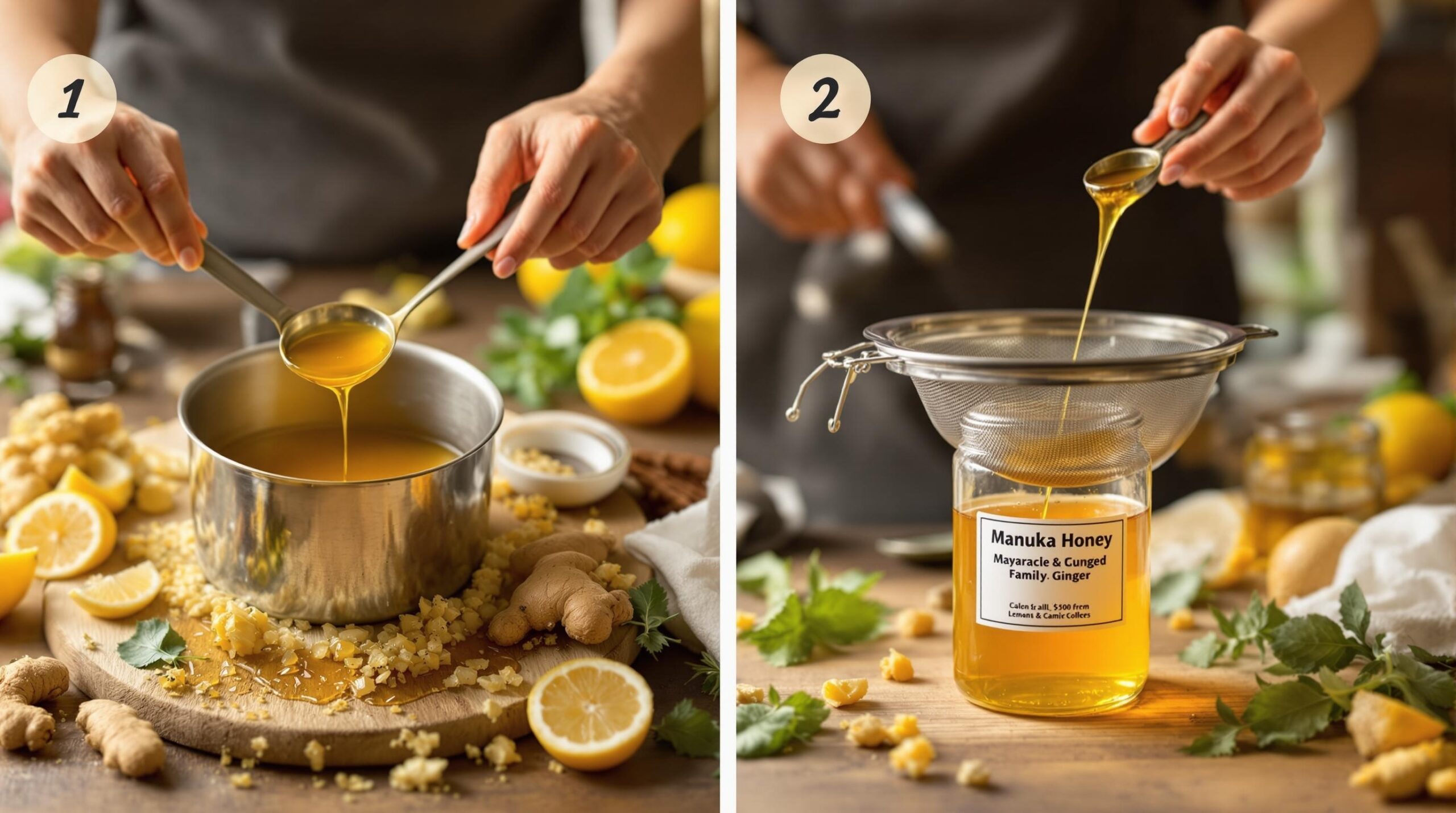 Sirop de tuse cu miere Manuka – rețetă simplă
