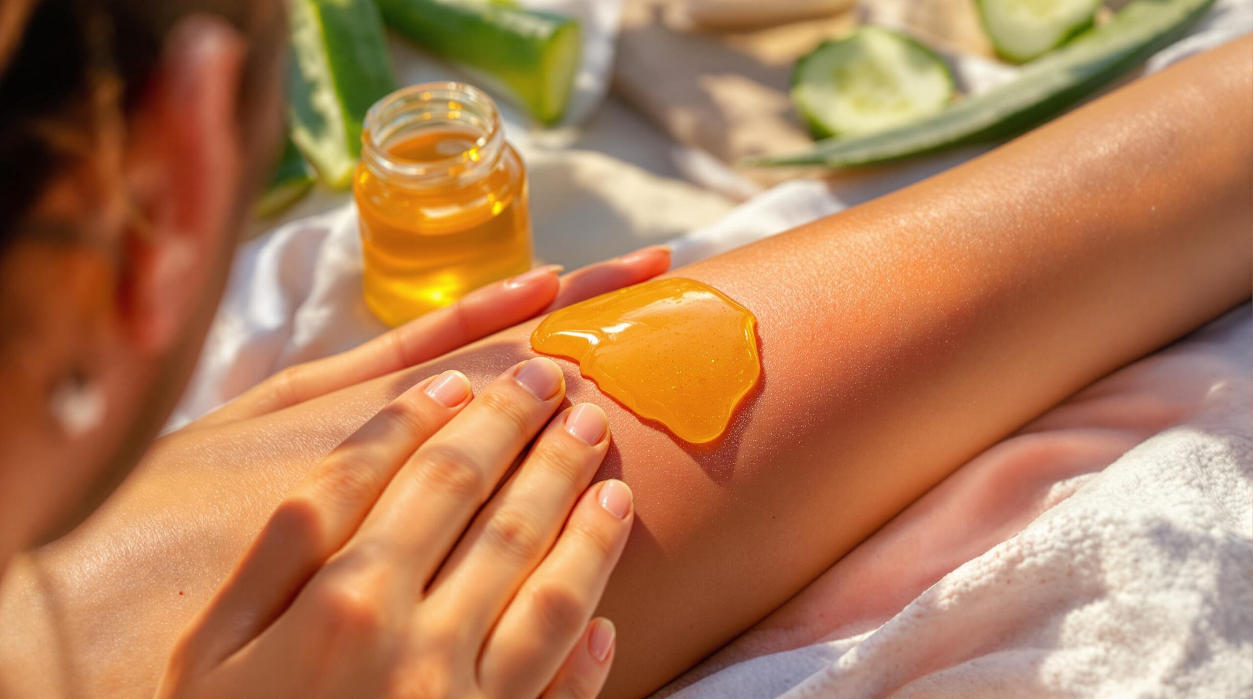 Mierea Manuka pentru calmarea arsurilor solare