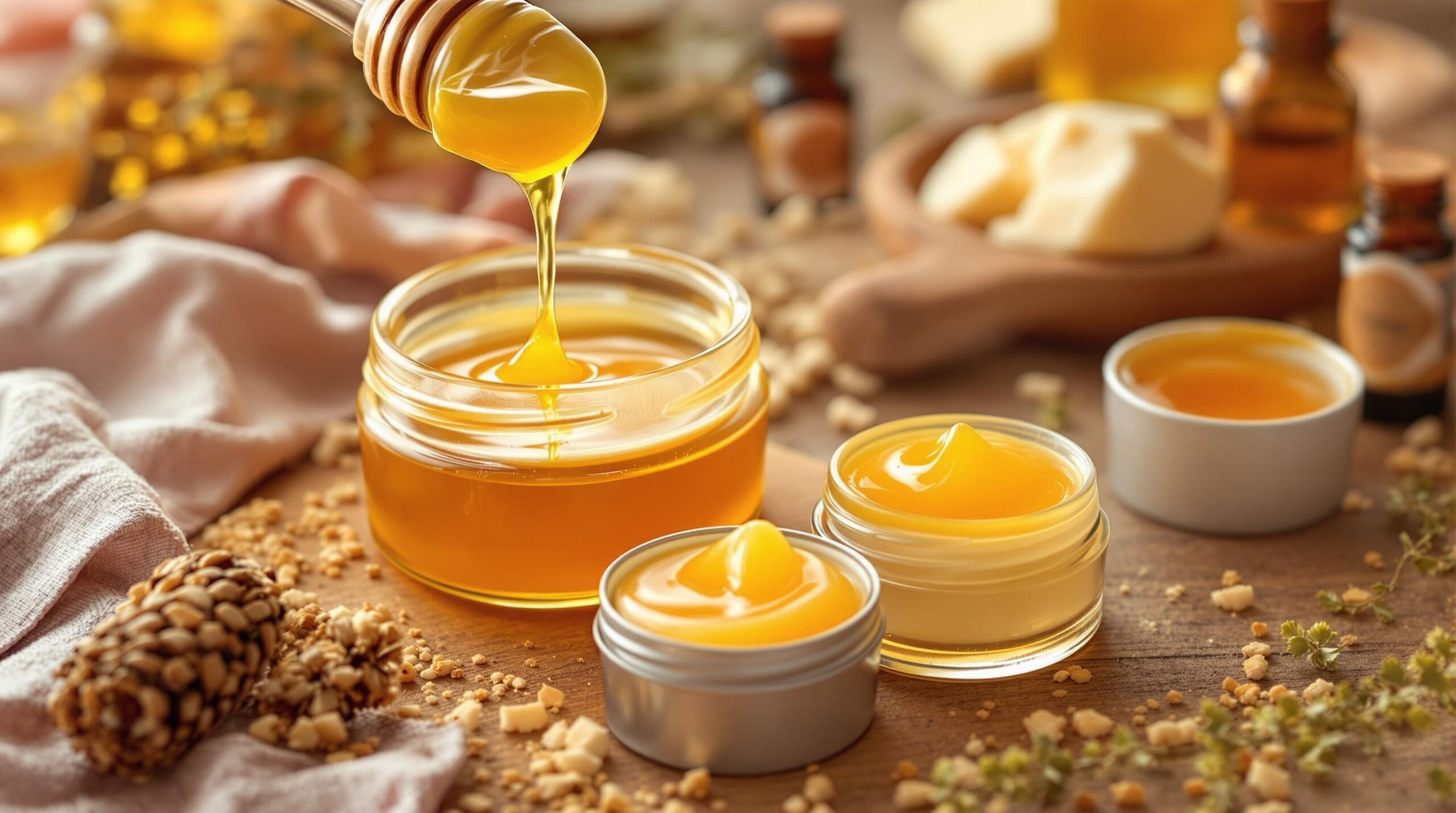 Balsamuri de buze naturale cu miere Manuka